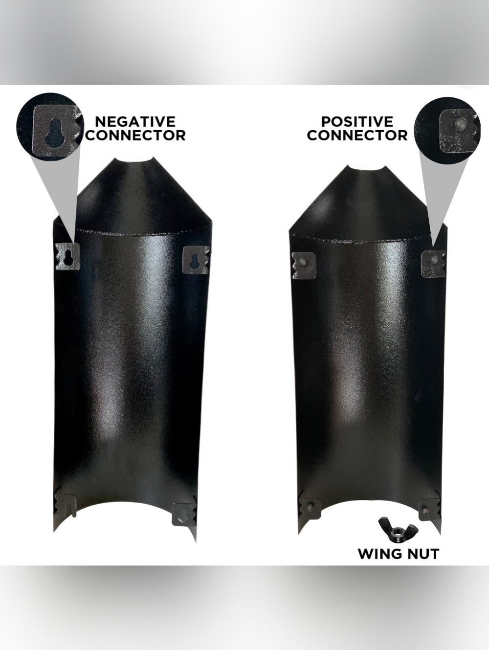 Panacea Products Metal, Pole Mount 15" Squirrel Baffle, Black - Picture 2 of 5